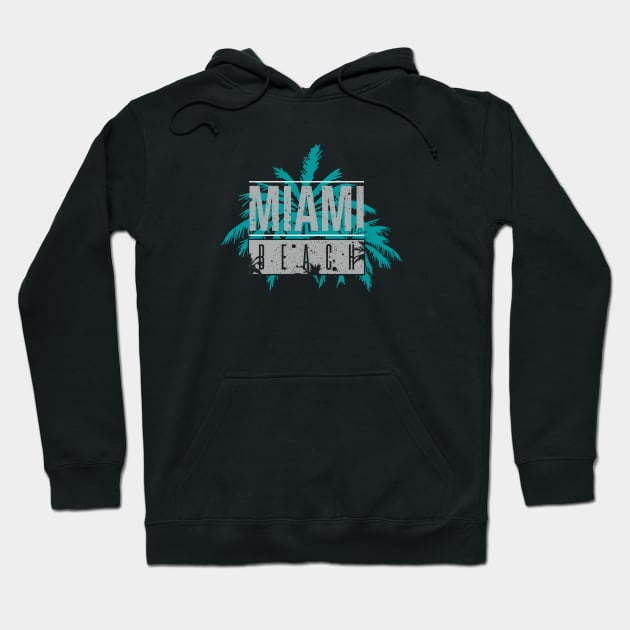 Miami Beach Hoodie by TambuStore